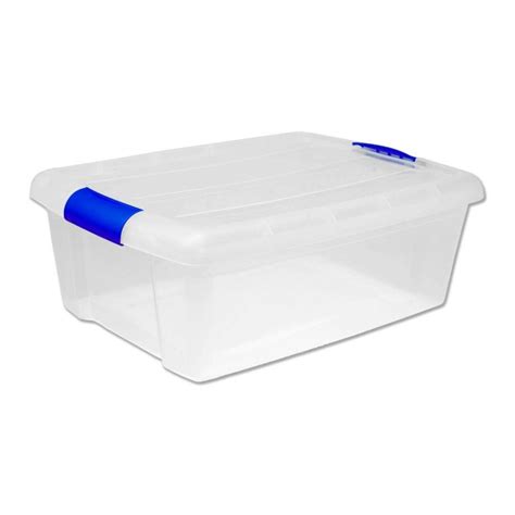 caja de plastico con tapa
